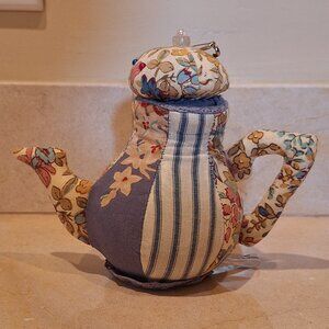 Tea Pot Pin Cushion Great Gift
